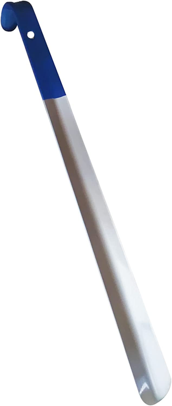 Long Handled Metal Steel Shoe Horn Heavy Duty16.5 In - 42Cm for Men, Women, Kids