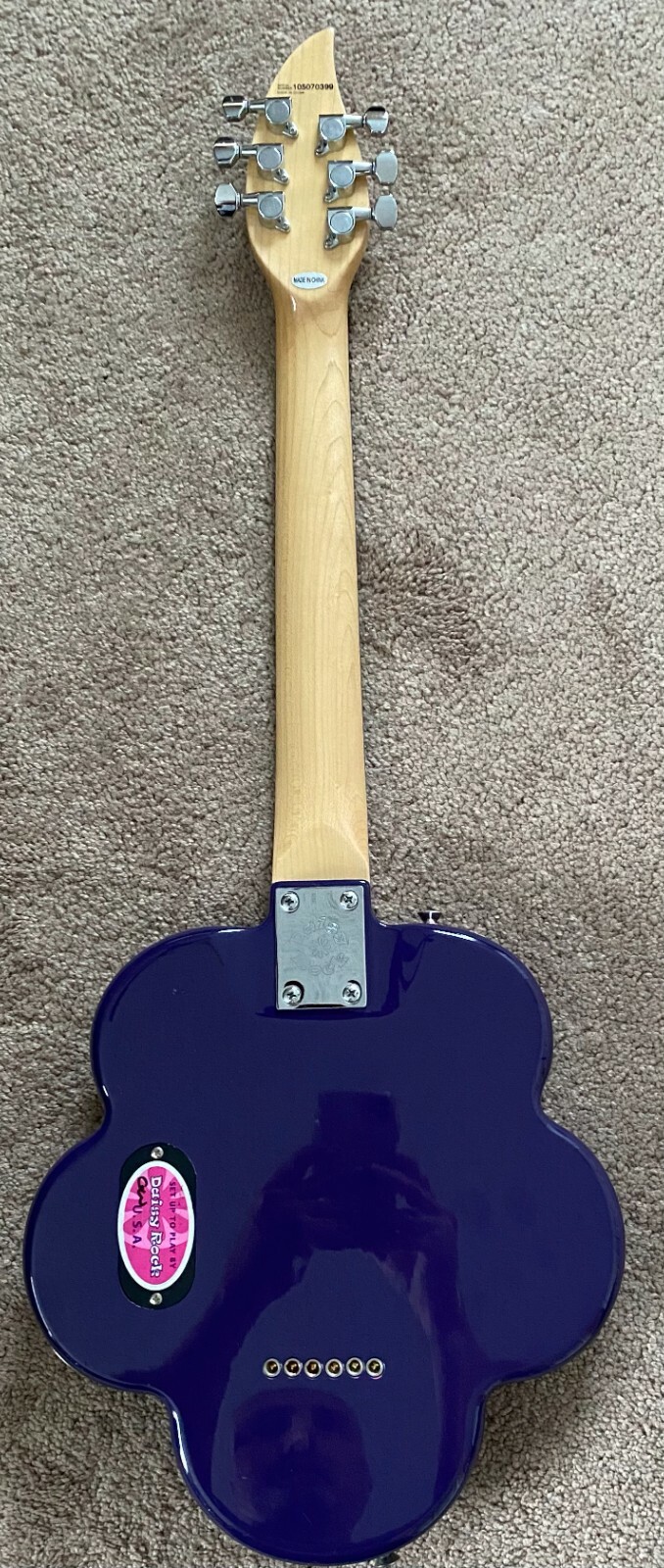 ギター Daizy Rock Flower Daisy Rock Short Scale Yellow Flower Electric Guitar | eBay