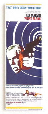 Point Blank FRIDGE MAGNET (1.5 x 4.5 inches) insert movie poster