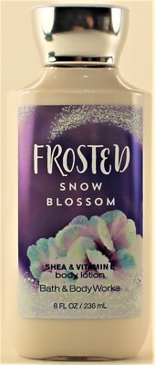 Bath & Body Works FROSTED SNOW BLOSSOM Body Lotion Moisturizer Cream 8oz
