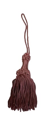 Vintage European Style 3.25'' Key tassel  Craft 3'' Cord 6.25'' Total Purse