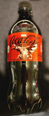 Coke The FALCON Captain America Marvel  Zero 20 oz Bottle Sealed Limited Edition