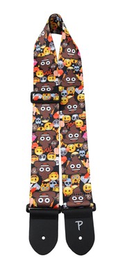 Perri's Leathers, Heat Transfer Emoji Themed, Cotton Guitar 