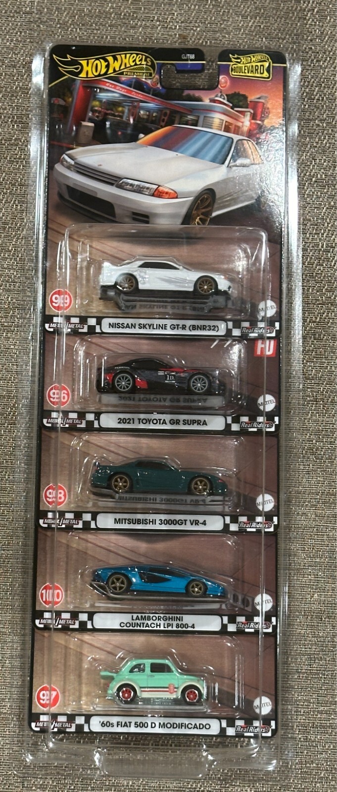 【送料無料】 Hot Wheels Boulevard 5台セット 2024 HOT WHEELS Premium Boulevard MIX Complete Set of 5 – J