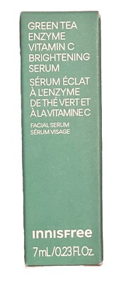Innisfree Green Tea Enzyme Vitamin C Brightening Serum 7ml/0.23floz. Travel NEW