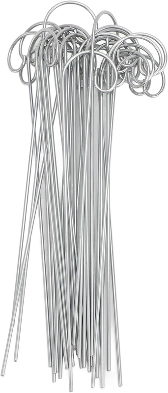 30Pcs Plant Label Hooks, 20Cm Stainless Steel Garden Markers Stake, Rustproof Pl