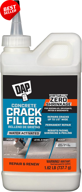 7079860500 Concrete Crack Filler, Gray