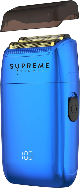 Foil Shaver 60 Min Runtime Pro Barber Electric Razor Bald Head Blue Crunch Lite