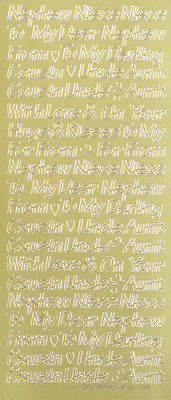 Mixed Relative PEEL OFF STICKERS Nephew Niece Aunt Uncle Cousin Darling Dear