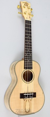 Amahi Snail Series Concert Ukulele Spalted Maple