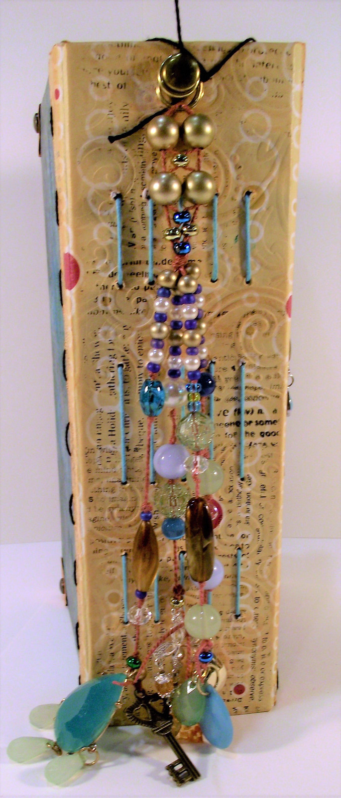 Steampunk Hardbound Junk Journal w/Embossed Metal by Yellow Dress Crafts