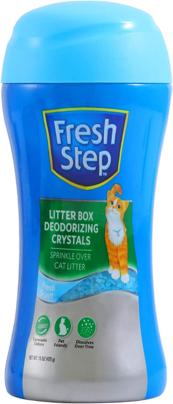 Deodorizing Crystals Litter Box Odor Eliminator 15 Oz