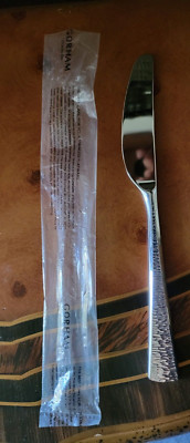 Gorham BISCAYNE Stainless 18/10 Textured NEW Flatware 8 7/8'' Dinner Knife