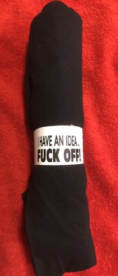 Adult Shirt Black Size Large ''I have an idea, F**k Off!''