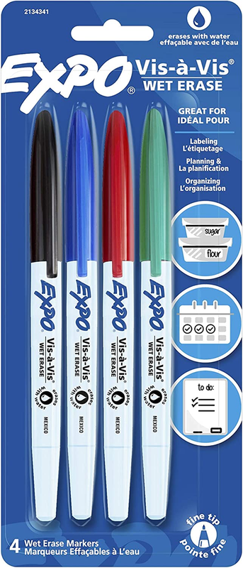 - Assorted Colors, 4-count