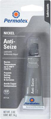 Permatex 77134 Nickel Anti-Seize High Temperature Lubricant 0.5 FL oz (14g) Tube