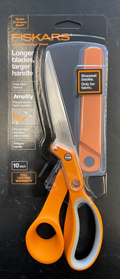 Fiskars 171010 Amplify RazorEdge Fabric Scissors 10'' Longer Blade