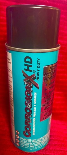 Corrosion X HD- Kills Corrosion/Rust, Water Resistant, HEAVY DUTY, Aerosol 12oz