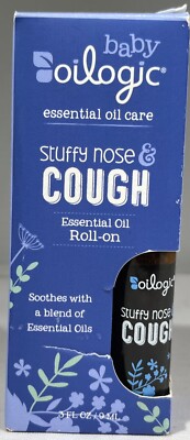 Oilogic Essential Oil Roll-On, 0.3 oz - Sleep, Cough, Itch, & MORE!-CHOOSE ITEM!