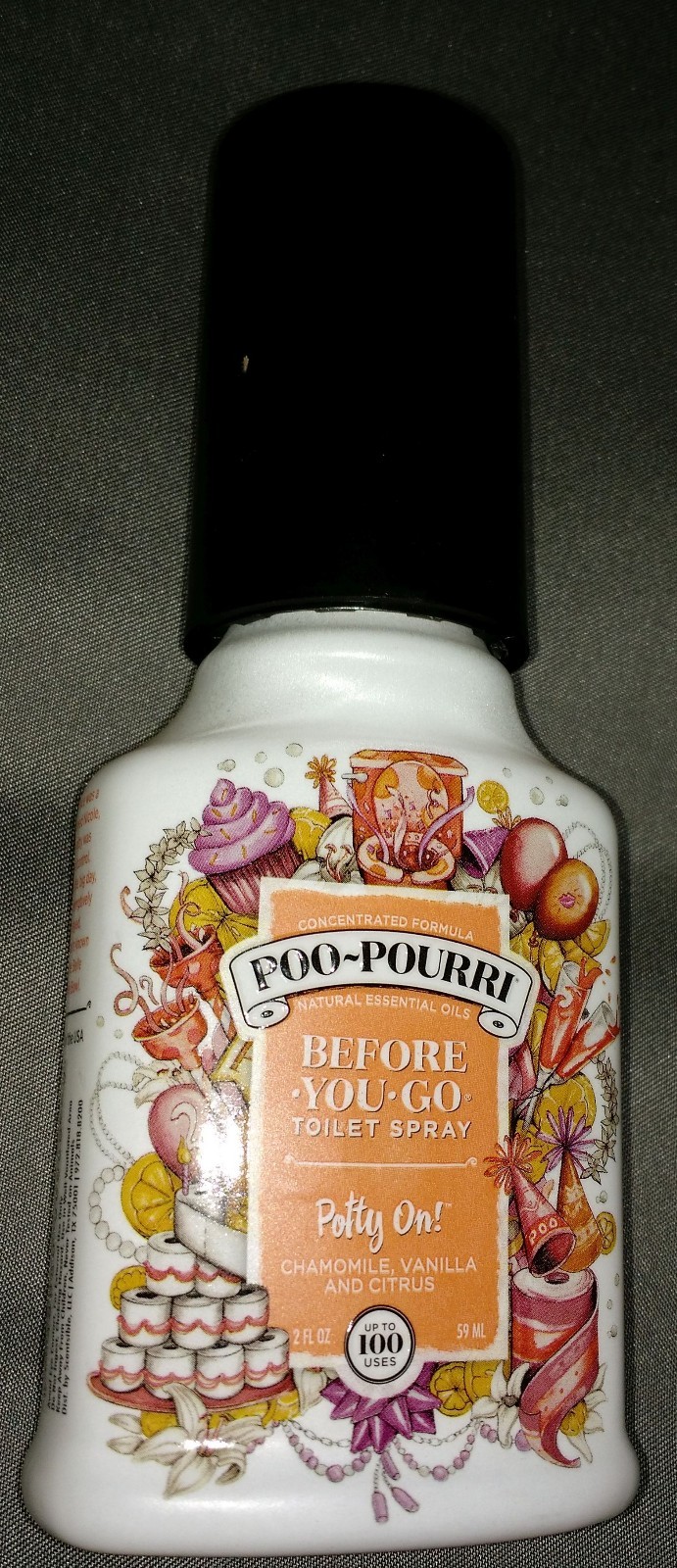 POO POURRI Before You Go Toilet Spray 4 oz ORIGINAL CITRUS & 2 oz POTTY ON SET