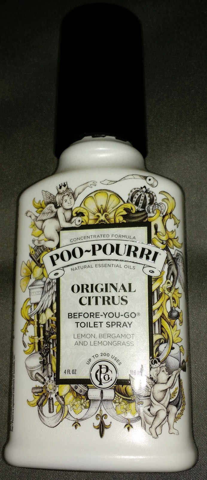 POO POURRI Before You Go Toilet Spray 4 oz ORIGINAL CITRUS & 2 oz POTTY ON SET