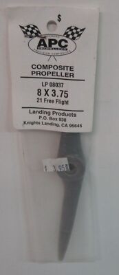 APC 8 x 3.75 21 Free Flight Composite Prop #LP 08037 NIP