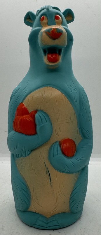 Vintage Jungle Book Baloo Soaky, 1966, Rubber, Disney, Colgate 