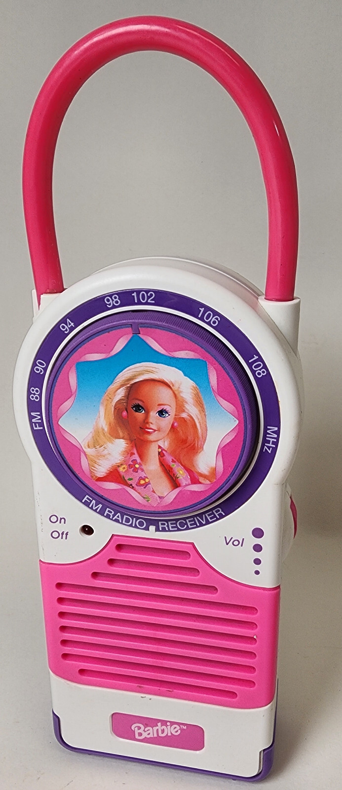 Vintage Barbie FM Handheld Radio Music Player Pink 1996 Work Vintage Barbie FM Handheld Radio Music Player Pink 1996 Work