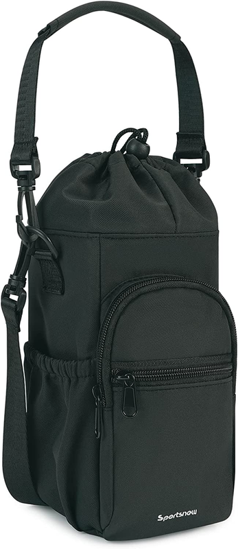 Water Bottle Holder with Strap 32Oz 40Oz Insulated Water Bottle Carrier Sling Ba