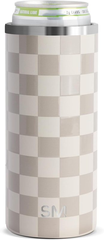 Skinny Can Cooler | Slim Insulated Stainless Steel Drink Sleeve Holder | Insulat
