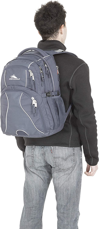 High Sierra Swerve Laptop Backpack, True Navy, One Size