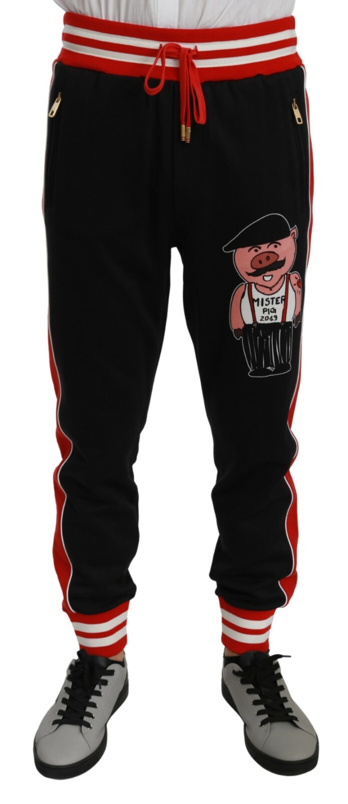 

Брюки DOLCE - GABBANA Черные Mister Pig 2019 Брюки IT54 / W36 /  Рекомендуемая розничная цена 700 долларов США, Черный