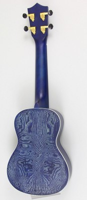 Amahi C-23 Concert Ukulele | Quilted Ash Blue