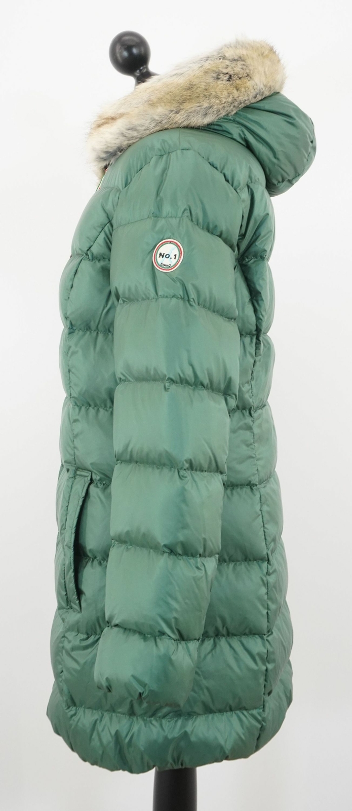 COMO COMO NO.1 JACKE DAUNENJACKE FERRARA 316 GR.L GRÜN UNI NEU 1