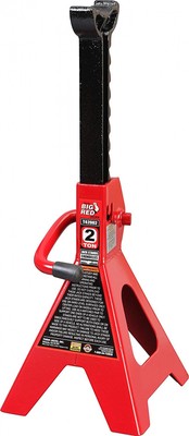 Torin Big Red Steel Jack Stands 2 Ton Capacity 1 Pair Lightweight Car Vehicle