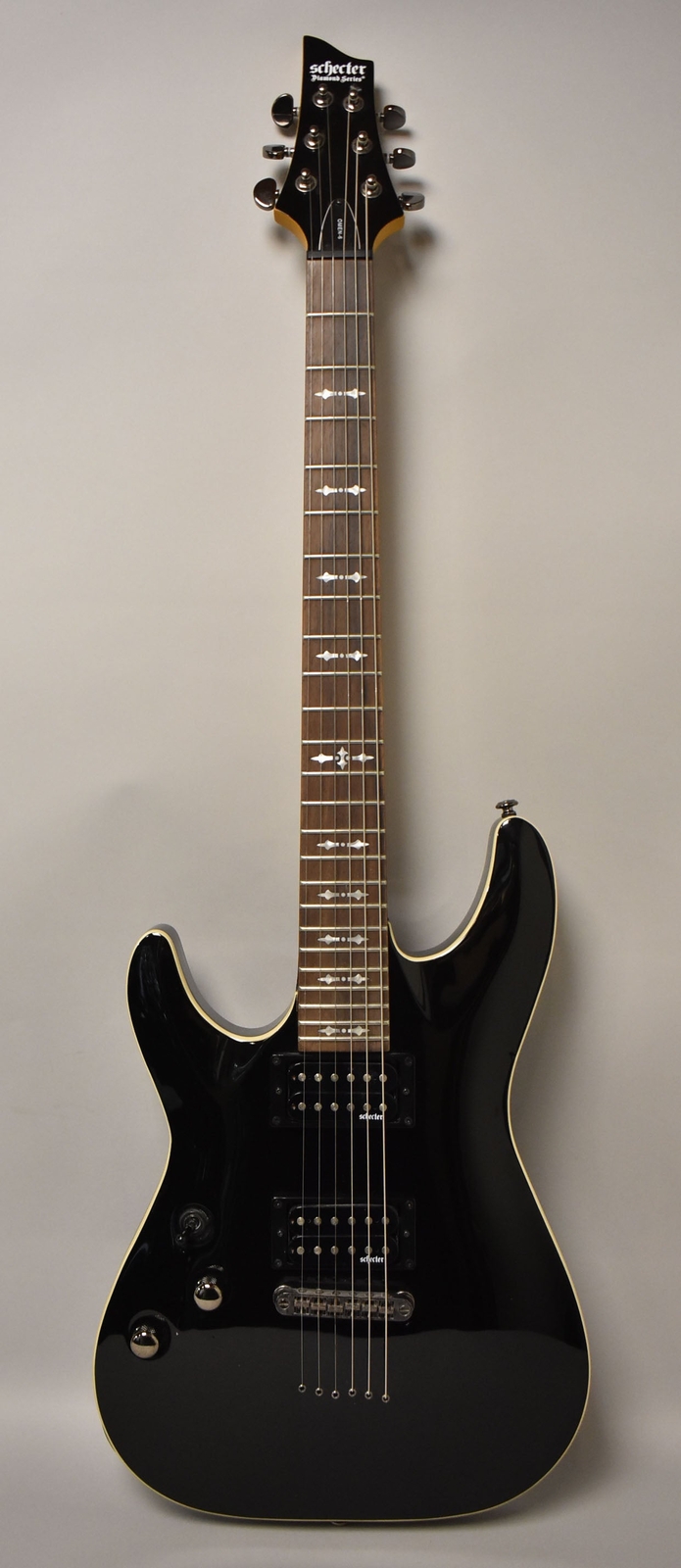Schecter Diamond Series Omen-6 Left-Handed Gloss Black | eBay