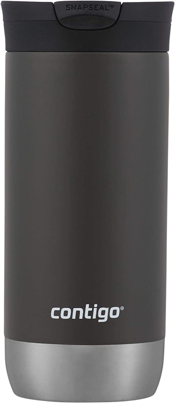 Travel Mug Contigo Leak proof Lid Stainless Steel Thermos 16fl Oz Coffee Tea Cup