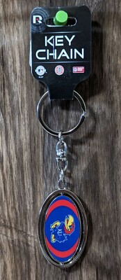 Kansas Jayhawks Spinner Keychain