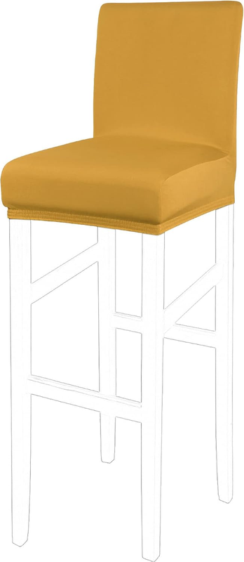 Stretch Bar Stool Covers, Pub Counter Height Side Chair Covers with Elastic Band