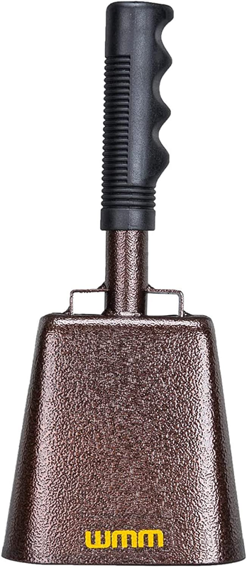 10 Inch Cow Bell Noise Maker Cowbell with Handle for Sports Events Cheering Bell