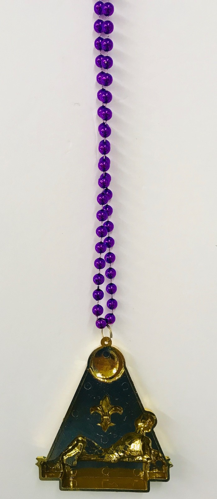 Mardi Gras Bead Necklace 2006 Emblem Krewe Of Endymion 40 Years New Orleans 20