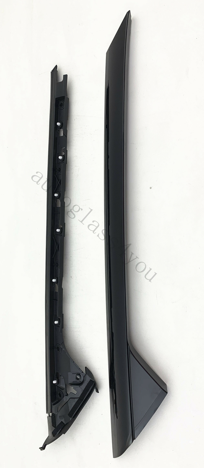 Driver/Left Pillar Trim Molding Set For 2011-2019 Ford Explorer Front Windshield