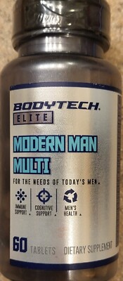 Bodytech Elite MODERN MAN MULTI 60 Tablets  ( 30 Servings ) BEST BY 09/24
