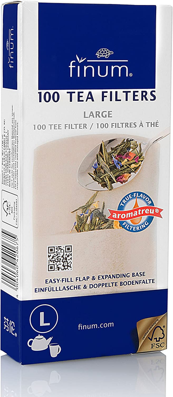 Filter Bags For Loose Tea, Brown, Large, 100 Count