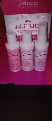 Joico InnerJoi Color Protection Preserve Shampoo/Conditioner/Milk 1.7 oz Each)
