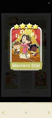Monopoly Go - 4 Star Sticker - Set 10 - Western Star
