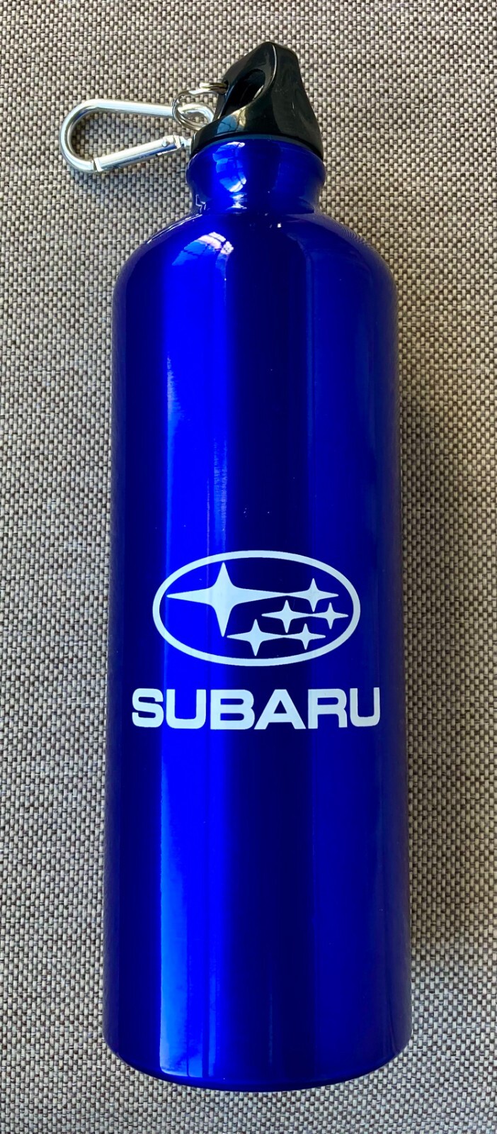 Bright Blue Subaru Lightweight Aluminum Water Bottle, 24 oz,