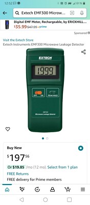 EXTECH Instruments EMF300 Microwave Leakage Detector - NEW!!! * Open Box