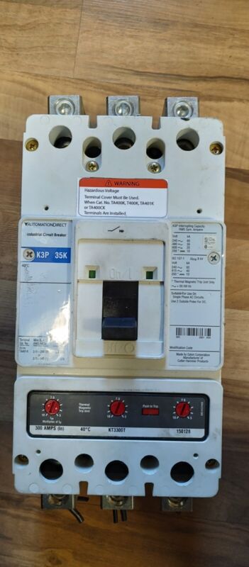 circuit breaker 300Amps     automation Direct