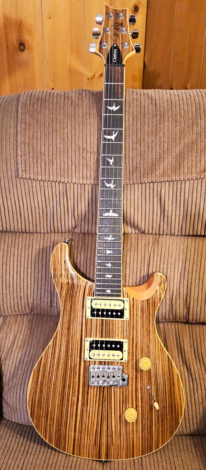 【美品】PRS SE custom 24 ZEBRA wood Reviewed: Paul Reed Smith SE Custom 24 Zebrawood